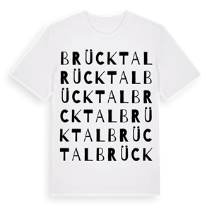 Brücktal ordlek t-shirt – ekologisk bomull t-shirt från Pinshirt