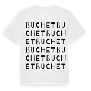 Buchet ordlek t-shirt – ekologisk bomull t-shirt från Pinshirt