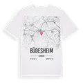 Büdesheim karta t-shirt