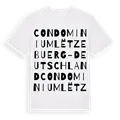 Condominium Lëtzebuerg-Deutschland ordlek t-shirt