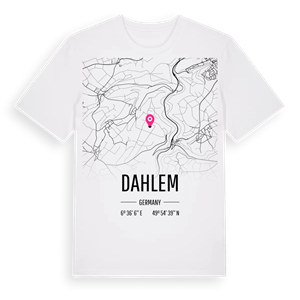 Dahlem karta t-shirt – ekologisk bomull t-shirt från Pinshirt