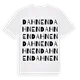 Dahnen ordlek t-shirt