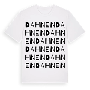 Dahnen ordlek t-shirt – ekologisk bomull t-shirt från Pinshirt