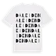 Daleiden ordlek t-shirt