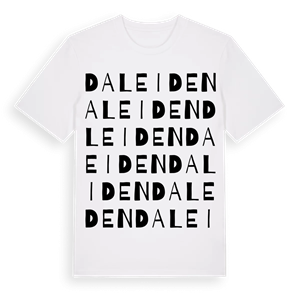 Daleiden ordlek t-shirt – ekologisk bomull t-shirt från Pinshirt