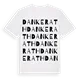 Dankerath ordlek t-shirt