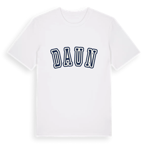 Daun college t-shirt – ekologisk bomull t-shirt från Pinshirt