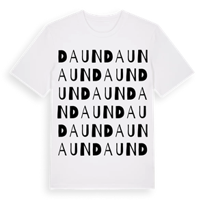 Daun ordlek t-shirt – ekologisk bomull t-shirt från Pinshirt