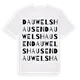 Dauwelshausen ordlek t-shirt