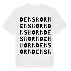Densborn ordlek t-shirt – ekologisk bomull t-shirt från Pinshirt