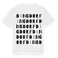Dingdorf ordlek t-shirt