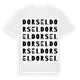 Dorsel ordlek t-shirt