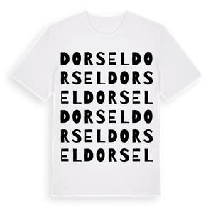 Dorsel ordlek t-shirt – ekologisk bomull t-shirt från Pinshirt