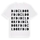Dudeldorf ordlek t-shirt