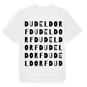Dudeldorf ordlek t-shirt – ekologisk bomull t-shirt från Pinshirt