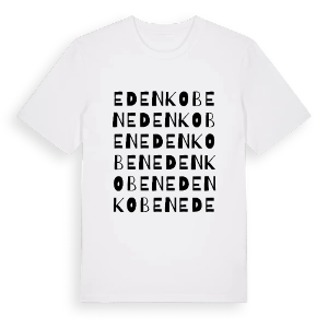 Edenkoben ordlek t-shirt – ekologisk bomull t-shirt från Pinshirt