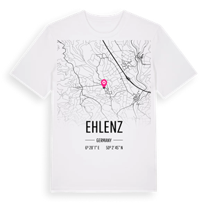 Ehlenz karta t-shirt – ekologisk bomull t-shirt från Pinshirt