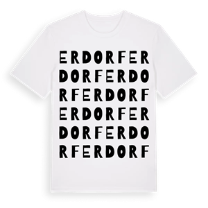 Erdorf ordlek t-shirt – ekologisk bomull t-shirt från Pinshirt