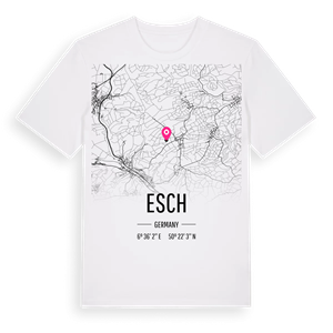 Esch karta t-shirt – ekologisk bomull t-shirt från Pinshirt