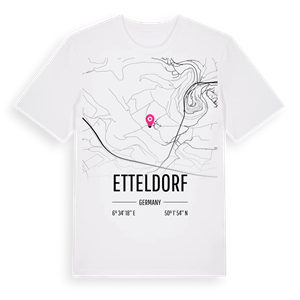 Etteldorf karta t-shirt – ekologisk bomull t-shirt från Pinshirt