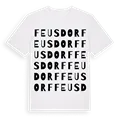 Feusdorf ordlek t-shirt