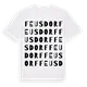 Feusdorf ordlek t-shirt
