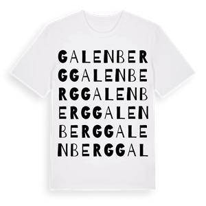 Galenberg ordlek t-shirt – ekologisk bomull t-shirt från Pinshirt