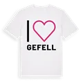 Jag älskar Gefell t-shirt stort tryck