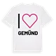Jag älskar Gemünd t-shirt stort tryck