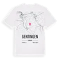Gentingen karta t-shirt