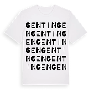 Gentingen ordlek t-shirt – ekologisk bomull t-shirt från Pinshirt