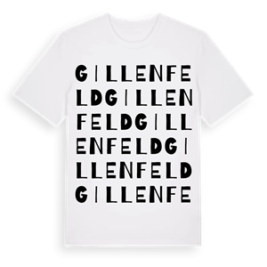 Gillenfeld ordlek t-shirt – ekologisk bomull t-shirt från Pinshirt