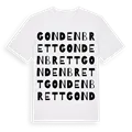 Gondenbrett ordlek t-shirt