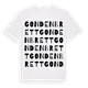 Gondenbrett ordlek t-shirt