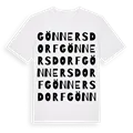 Gönnersdorf ordlek t-shirt