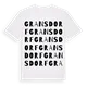 Gransdorf ordlek t-shirt