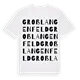 Großlangenfeld ordlek t-shirt