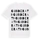 Gunderath ordlek t-shirt