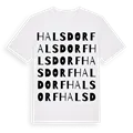 Halsdorf ordlek t-shirt