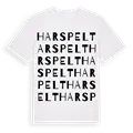 Harspelt ordlek t-shirt