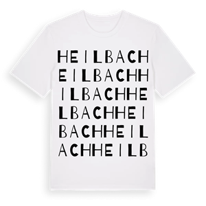 Heilbach ordlek t-shirt – ekologisk bomull t-shirt från Pinshirt