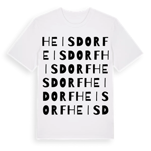 Heisdorf ordlek t-shirt – ekologisk bomull t-shirt från Pinshirt