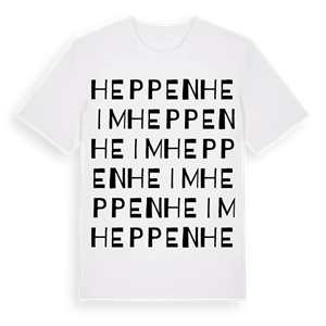 Heppenheim ordlek t-shirt – ekologisk bomull t-shirt från Pinshirt
