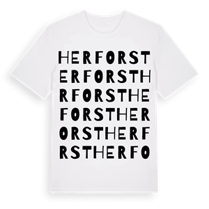 Herforst ordlek t-shirt – ekologisk bomull t-shirt från Pinshirt