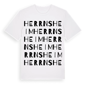 Herrnsheim ordlek t-shirt – ekologisk bomull t-shirt från Pinshirt