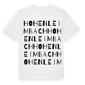 Hohenleimbach ordlek t-shirt – ekologisk bomull t-shirt från Pinshirt