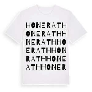 Honerath ordlek t-shirt – ekologisk bomull t-shirt från Pinshirt