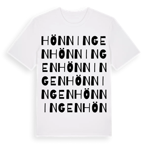 Hönningen ordlek t-shirt – ekologisk bomull t-shirt från Pinshirt