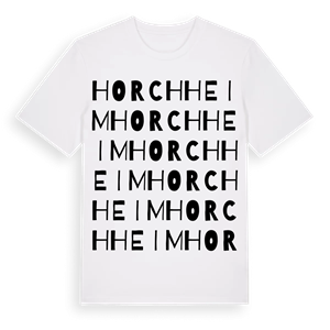 Horchheim ordlek t-shirt – ekologisk bomull t-shirt från Pinshirt