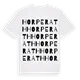 Horperath ordlek t-shirt